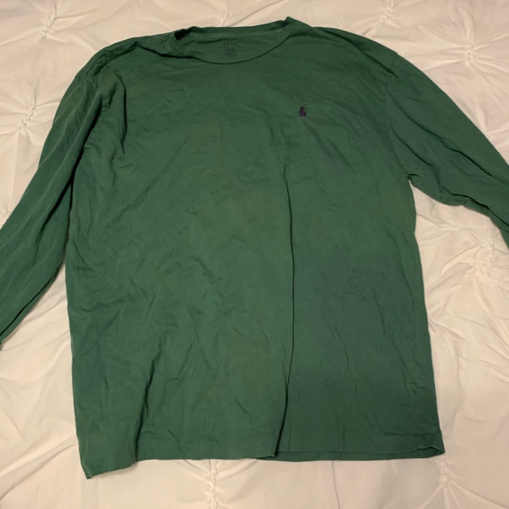 MENS LONG SLEEVE POLO TEE